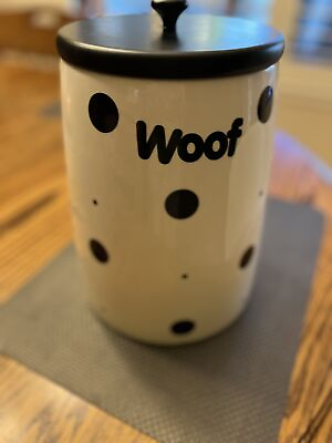 #ad DOG Ceramic Treat Jar Very cute amp; Excellent condition $25.00