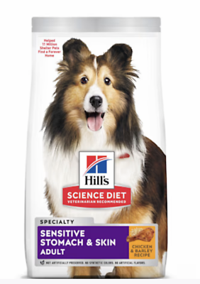 #ad Hill#x27;s Science Diet Adult Sensitive Stomach amp; Skin Chicken Recipe Dry Dog 30 lbs $47.99