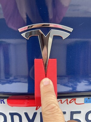 #ad 2017 2023 Tesla Model 3 Rear Trunk Emblem Badge Alignment Template Tool $26.00