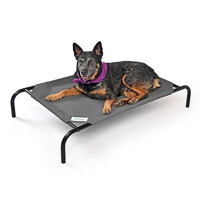 #ad #ad The Original Cooling Elevated Dog Bed Indoor and Outdoor Medium Gunmetal $49.92