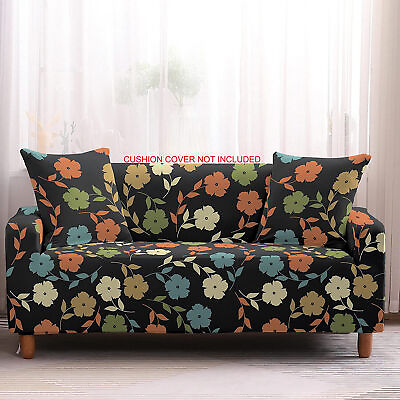 #ad Polyester Spandex Printed Stretch Sofa Cover Big Elasticity 3 Seater For Bedroom $64.87