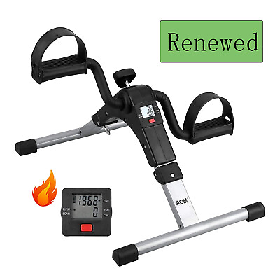 #ad Preloved Pedal Exerciser Mini Arm Leg Exercise Bike with LCD Screen Display $26.99