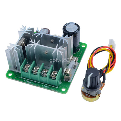 #ad 1 2 5 10* DC6 90V 15A DC Motor Speed Controller Pulse PWM Speed Regulator Switch $49.24