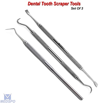#ad Dental Veterinary Dog Pet Tooth Cleaning Teeth Scraper Dentistry Cleaner Tools $12.49