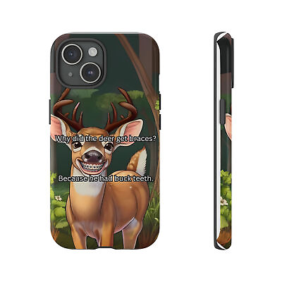 #ad Funny Dad Joke Deer Themed Phone Case for iPhone amp; Samsung Matte Glossy Option $29.99