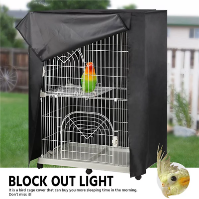 #ad Universal Removable Bird Cage Cover Breathable Privacy Light Shield $19.99