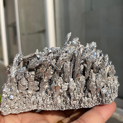 #ad 168g Large Rare Natural Magnesium Ore Crystal Feather Cluster Rough Specimen $80.00