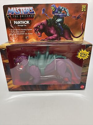 #ad Masters of the Universe Panthor Panther Savage Cat Mattel Mint NIB GVN48 Figure $14.39