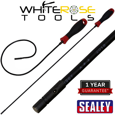 #ad Sealey Magnetic Pick Up Tool 100g Capacity Flexible 400mm Ø4mm Head GBP 10.50
