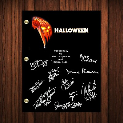 #ad Halloween Autographed Signed Script Reprint Michael Myers Cast Signed Autograph $24.99