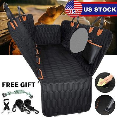 Pet Dog Seat Cover Protector Hammock Mat Waterproof For Suv Truck Car Rear Seats $24.35