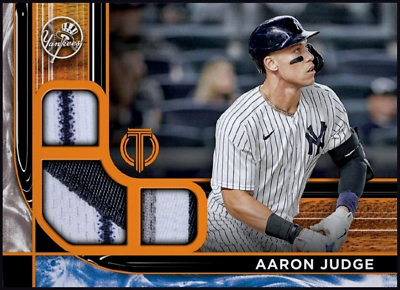 #ad 2022 Topps Tribute Triple Relic Jersey Patch RARE MVP AARON JUDGE Digital Card $13.99