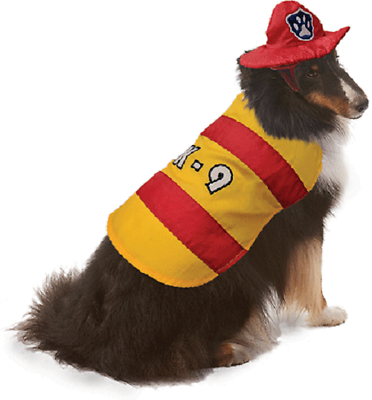 #ad Fireman Dog Costume Fashion Pet Halloween Costumes Extra Large X L fits 24 29quot; $12.99