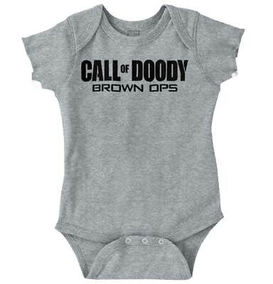 #ad Call of Doody Funny Video Game Gamer Gift Newborn Baby Boy Girl Infant Romper $14.99
