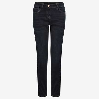 #ad Ladies Next PETITE Slim Jeans Inky Blue Cosy Feel Sizes 6 18 GBP 10.99