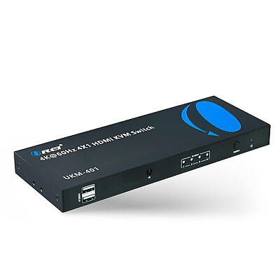 #ad New OREI 4x1 KVM HDMI Switch by OREI Share Multiple Devices PC UKM 401 $75.00