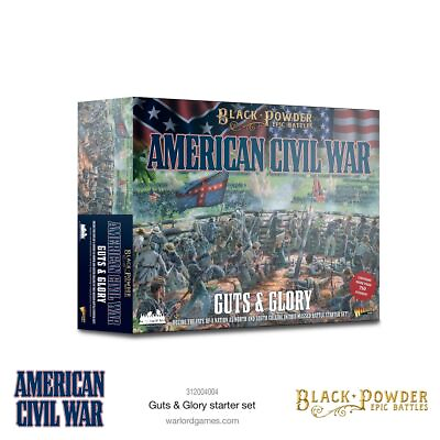#ad Black Powder Epic Battles American Civil War Guts amp; Glory Starter Set $115.00