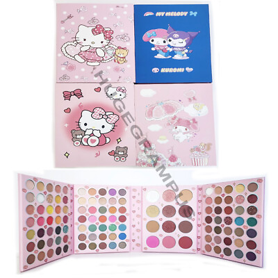 #ad Kitty Kuromi Melody 117 Colors Matte Shimmer Glitter Eyeshadow Palette $27.99