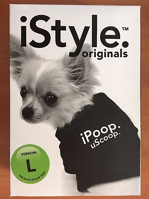 #ad #ad iPoop uScoop Dog Tank Top Shirt L iStyle Originals Large C $7.99