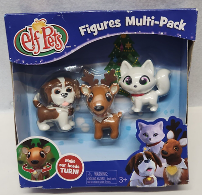 #ad Elf Pets 3 Piece Figures Multi Pack Elf On The Shelf New $17.99