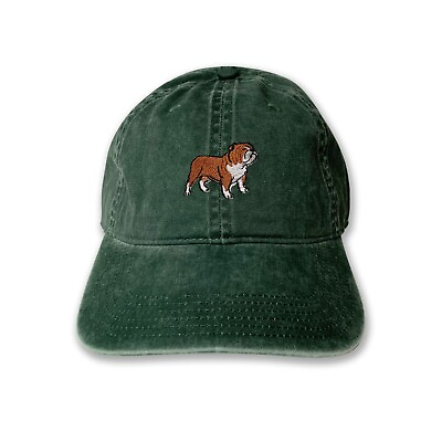 #ad Bulldog Embroidered Hat Dog lovers Cap Dog Baseball Cap Bulldog Cap $15.99