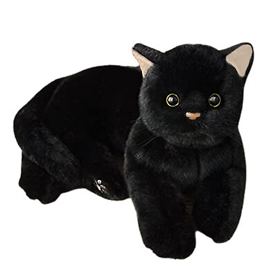 #ad Stuffed Animal Kittens Stuffed Toys Long Cotton Cute Cat Shape Doll Sturdy $16.18