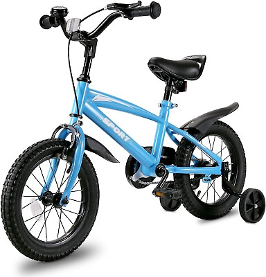 #ad CHRUN Kid Bike 14 Inch Toddler Kids Bike with Training Wheels Prefect for Rider $49.00