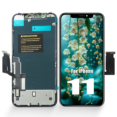 #ad For iPhone 11 LCD Display Touch Screen Digitizer Assembly Frame Replacement $14.99