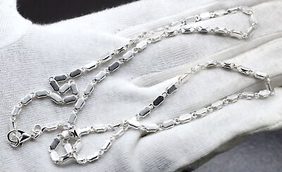 #ad 925 Sterling Silver Handmade Jewelry Beautiful Adorable Chain Necklace S 20 22quot; $10.93