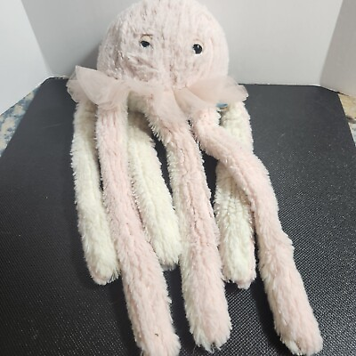 #ad Manhattan Toy Octopus Plush Pink White Stuffed Animal Under the Sea Adorables $18.99