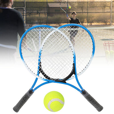 #ad Iron Alloy Children Tennis Racket Beginner Practice Racquet With Ball EUJ $27.04