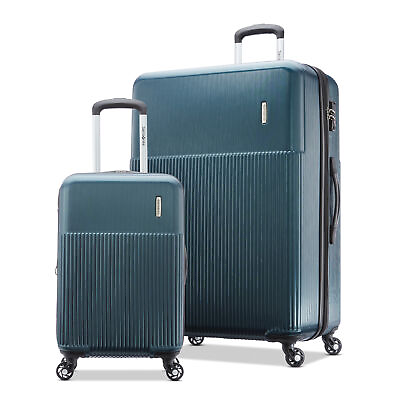 #ad Samsonite Azure 2 Piece Hardside Set CO L Luggage $129.99