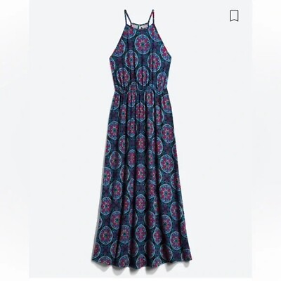 #ad NWT French Grey Stitch Fix Maxi Dress Sz XS Nichelle Knit Geometric Sleeveless $23.97