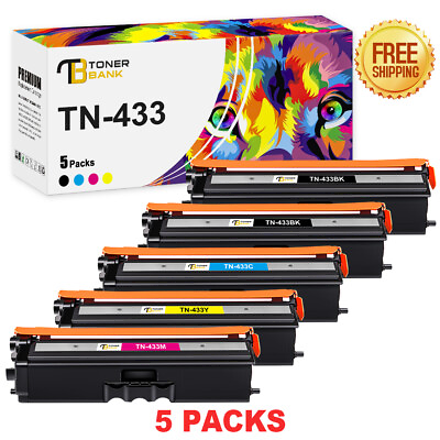 #ad Toner Cartridge for Brother TN433 TN436 HL L8260CDW MFC L8900CDW L8610CDW Lot $11.95