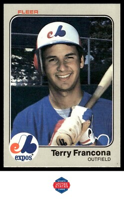 #ad 1983 Fleer #281 Terry Francona $2.50
