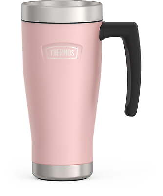 #ad Thermos ICON Series Stainless Steel Vacuum Insulated Mug 16oz Pink $26.59