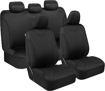 #ad Ultrasleek Universal Fit Car Seat Covers for Front and Rear Automotive Interio $40.99