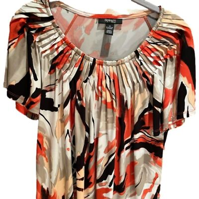 #ad 125. WOMENS STYLE amp; CO. 1X DETAIL TOP $24.00
