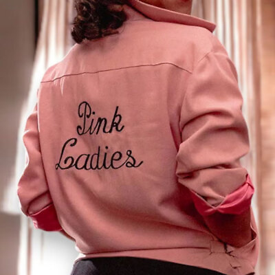 #ad Grease Rise of the Pink Ladies Jacket Ladies Pink Grease Jacket Pink Jacket $154.00