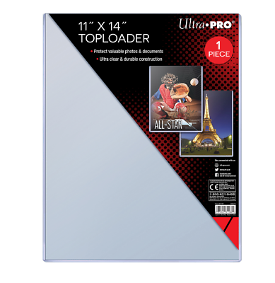 #ad 1 Ultra Pro 11quot; x 14quot; Toploader Memorabilia Artwork Photo Lithograph Holder $3.99