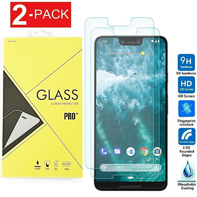 #ad 2 Pack Tempered Glass Screen Protector For Google Pixel 3 3a XL 4 4a 5 5a 6 6a $3.77