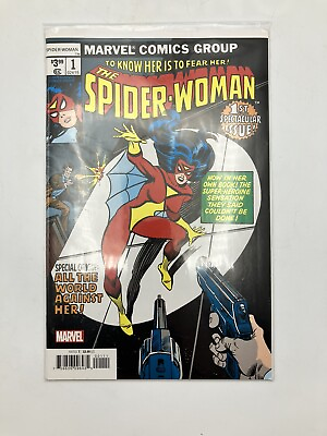 #ad 2019 The Spider Woman #1 New Costume amp; Origin Jesica Drew Facsimile 1978 VG $10.50