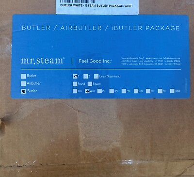 #ad iButler® Steam Generator Control Kit Package in White New Old Stock $900.00