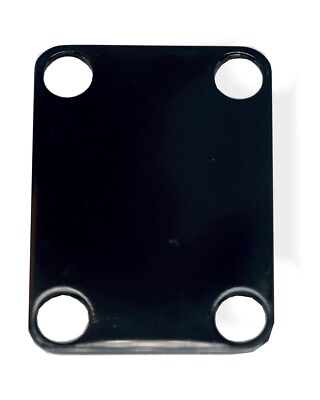 #ad Neck Plate Electric Small Black Steel 35 6 x 48 5 mm 081015BK $12.99