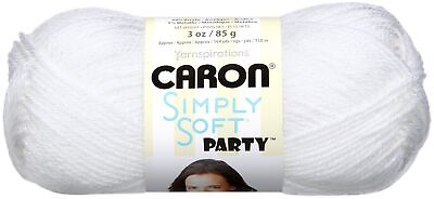 #ad Spinrite H97PAR 1 Simply Soft Party Yarn Snow Sparkle $11.10