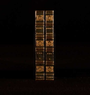#ad 1823 2Vols The Works Of Thomas Moore Volumes Three and Four Leather Binding GBP 78.00