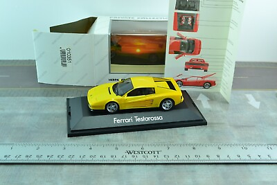 #ad Herpa 010351 Ferrari Testarossa Car Yellow 1 43 Scale $39.99