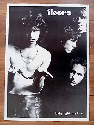 #ad The Doors Baby light My Fire Vintage 1990#x27;s Large Poster $26.00