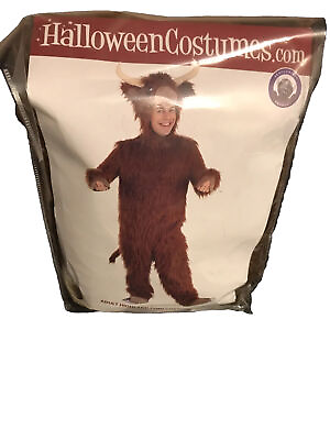 #ad Halloween Costume Highland Cow Medium Brown Halloween Party Trick Or Treat Scare $69.99