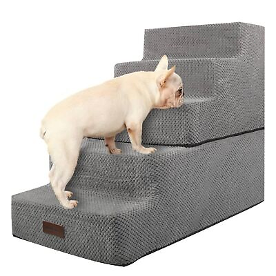 #ad 5 Step Dog Stairs to Bed Dog Steps for High Beds and Couch Non Slip Pet Stair $53.99
